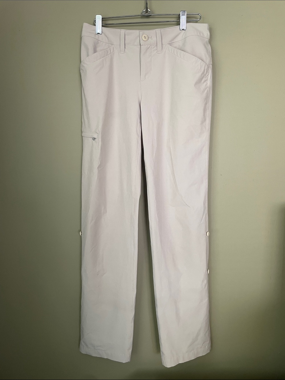 Eddie Bauer Light Beige Hiking Pants, Size 2